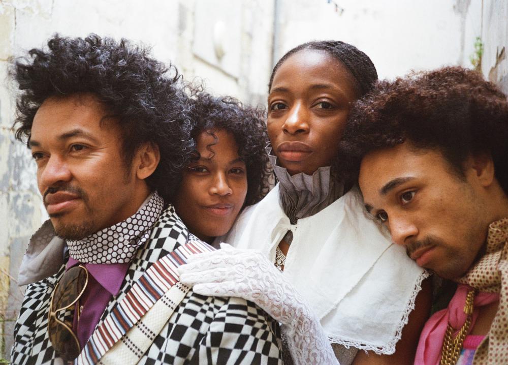 portrait of the performers (Audrey Merilus, Stanley Ollivier, Joël Rabesolo, Soa Ratsifandrihana)