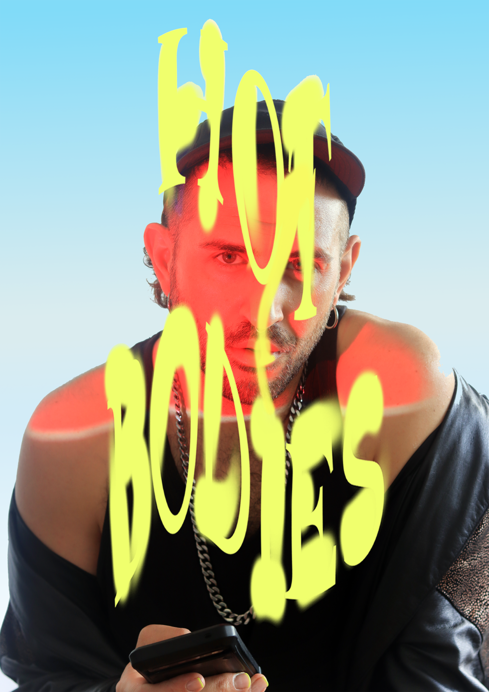 Hot bodies yellow poster