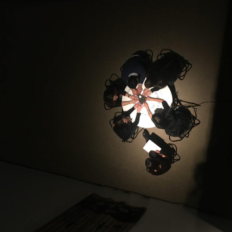 Recalling History; Sitting number 6; Conjuring A Fork of Tales by Hagar Ophir in collaboration with Juna Suleiman